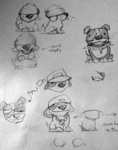 Dog concept sketches