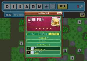 Word Up Dog Leaderboard